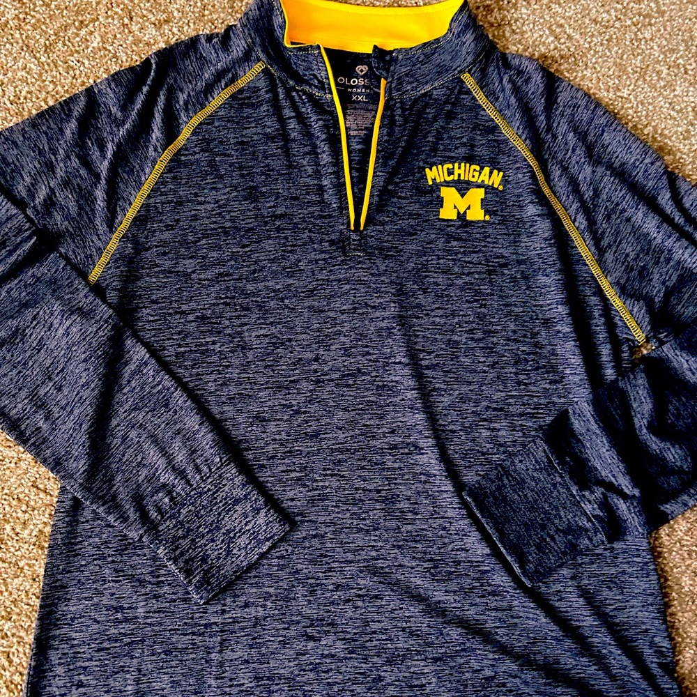 University of Michigan Colosseum Women’s 1/4 Zip XXL